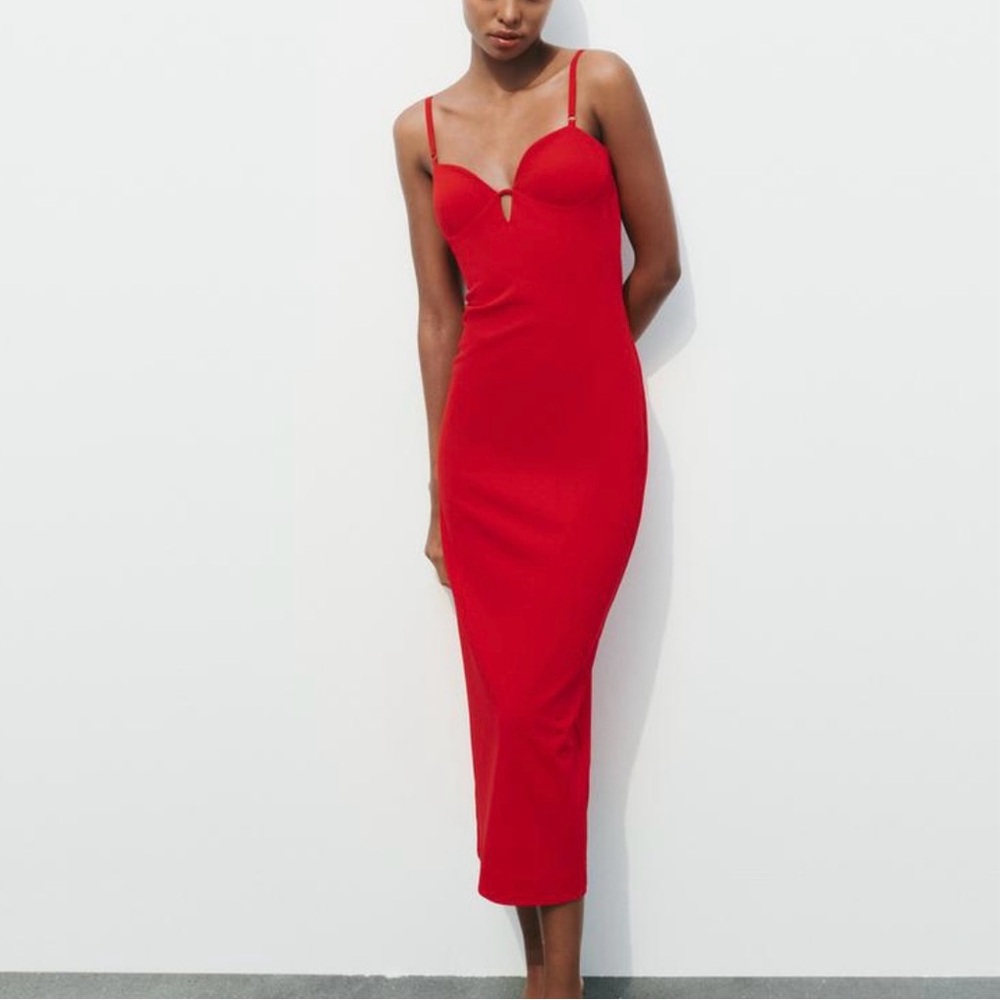 Elegant Red Women's Dress